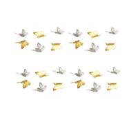 HEALLILY 200pcs Butterfly Pendants Charms Small Mini Brass Butterfly Insect Charm Metal Pendant Supplies craft Jewelry Making Findings (Mixed Color)