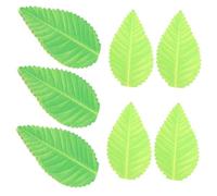 HEALLILY 200Pcs Japanese Style Sushi Decor Grass Artificial Sashimi Leaves Mat for Restaurant Food Presentation Resin Material Realistic Ornament for Sushi and Sashimi Dishes
