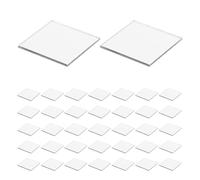 HEALLILY 200pcs Self-Adhesive Small Square Acrylic Mirror Tiles for Crafts Peel and Stick Flexible Design, Mini Mosaic Tile Stickers for Party Decorations and Room Upgrade