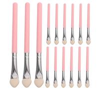 HEALLILY 20pcs Eyeshadow Sponge Applicators with Latex Sponge Tips for Precise Application and Gentle on Skin, for Daily Makeup Routine and Travel, Compact Cosmetic Eye Shadow Brushes