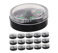 HEALLILY 20pcs Mini Plastic Compass for Portable Lightweight Survival Navigation Outdoor Direction Guide for Hiking Backpacking Camping