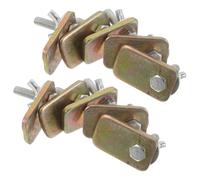 HEALLILY 20pcs Scissor Jack Wrench Adapter Plate Converter for Car Jack Lift Tool, Metal High Strength Connector for Secure Fit, Compact Design for Emergency Flat Tire Use on The Road