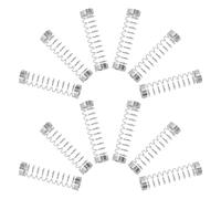HEALLILY 20pcs Stainless Steel Ballpoint Pen Refill Springs with Seamless Press-and-retract Action and Resist Deformation, Suitable for Offices and Mobile Settings, Wire Diameter 0.4mm