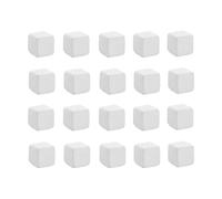 HEALLILY 24pcs Calcium Cubes Mineral Rich Trace Elements White for Terrestrial Animals Reptiles Fish Tank Enhances Health Longer Life Aquarium Supply Tortoise Tank Supplies
