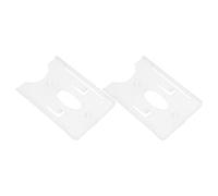 HEALLILY 2pcs Car Parking Permit Holder Sticker Holder Plastic Suction Cup Mount for Windshield Easy Installation Device Safety
