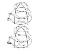 HEALLILY 2pcs Fire Sprinkler Head Protector Cage Iron Bracket Ceiling-mount Fire Sprinkler Guard Cover for Indoor Use for Agriculture and Irrigation Systems