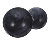 HEALLILY 2Pcs Green Baoding Balls Massage Natural Stones Chinese Exercise Massage Balls for Hand Therapy, Exercise, and Stress Release