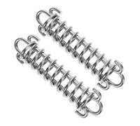 HEALLILY 2pcs Heavy Duty Dog Leash Shock Absorber Springs 304 Stainless Steel Buffer for Large Dogs, 41kg Tension Resistance, Outdoor Training and Camping Pet Leash Extenders