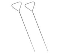 HEALLILY 2pcs Lab Spreader Tool Triangular Cell Spreader Stainless Steel Smooth Finish Uniform Application Silver Painting Nail Art Petri Dish for Experiments