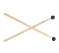 HEALLILY 2Pcs Percussion Drumsticks for Tongue Drum and Xylophone Professional Drum Sticks with Soft Black Rubber Tips Musical Accessory for Percussion Instruments