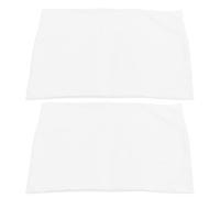 HEALLILY 2pcs Pillow Cases Soft Polyester Envelope Closure Pillow Covers White for Travel Use and Decoration, Portable Pillowcase Set