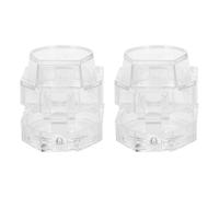 HEALLILY 2pcs Push Button Switch Covers Waterproof Dustproof Protector Caps for Industrial Control Panels and Desktop Equipment Safety Guard