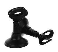HEALLILY 2pcs round Base Microphone Desk Stand with Adjustable Angle, User-friendly Plastic Microphone Table Stand for Public Speaking Events and Recording Studios