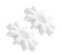 HEALLILY 2pcs Tooth Plastic Gears for Candy Vending Coin Operated Machines Replacement Parts for Gumball Machine Repair Pinball Accessories Christmas Craft Supplies