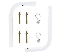 HEALLILY 2pcs Universal Projector Screen L- Bracket Projector Screen Holder for Projector Screen Indoor Outdoor Movie Video Home Theater