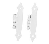 HEALLILY 2pcs Vintage Butterfly Hinges Antique Decorative Flush Mount Cabinet Door Hinges for Wooden Boxes Cupboards Sturdy Iron Construction Easy Installation