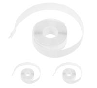 HEALLILY 3 Rolls Thermal Labels White Self Adhesive Rectangular Stickers Made of Thermal Synthetic Paper for Home and School Projects with Colour Coding and Pricing Features