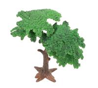 HEALLILY 3 Sets Ecological Landscape Fake Tree Simulation Pine Tree Desktop Ornament for Aquarium and Sand Table Model, Plastic Material Practical Assembled Leaves, Fish Tank Decoration