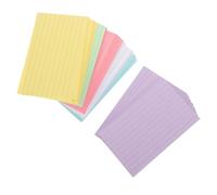 HEALLILY 300 Sheets Ruled Paper Note Cards Bulk Set, Large Colourful Index Cards for Studying and Office Supplies, Boosting Learning Efficiency and Time-Saving Assistant