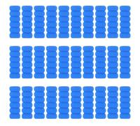 HEALLILY 30pcs Blue Sponge Pen Covers for Better Grip and Comfort, Finger Protection Sleeve for Pencil and Drawing Tools, for Cross Stitch, Painting, and Craft Use