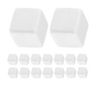 HEALLILY 36 Pcs Chewable Calcium Mineral for Turtles, White Wear-resistant Grinding Stones Rich in Minerals, for Turtle Tanks and Reptile Habitats
