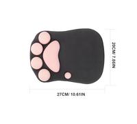 HEALLILY 3d Cat Paw Silicone Mouse Pad with Wrist Support, Cute Kawaii Mouse Mat for Office and Home Desk, Ergonomic Gel Wrist Rest for Gaming and Computer Use