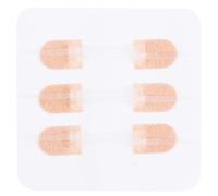 HEALLILY 3pcs Adhesive Bandages Non-Woven Flexible Fabric Wound Closures Bandages Zip Stitch Sterile Sticker for Hemostasis Minor Cuts Finger Scrapes Emergency First Aid Supplies
