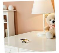 HEALLILY 3pcs Bee Model Tricky Insect Prop Fake Bees Figurine Early Educational Simulation Lifelike Plastic Bugs Figurines Plastic Bugs Pvc