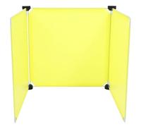 HEALLILY 3pcs Cat Litter Box Enclosure Splash Guard Reusable Easy to Install Yellow Pp Plastic Resin Privacy Cover for Cat Owners Pet Litter Pan Protector