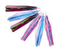 HEALLILY 3PCS Colorful Bike Handlebar Streamers for Vibrant Tassel Ribbons Bicycle Scooter Tricycle Accessories Enhance Outdoor Safety and Personalize Ride for Boys