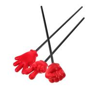 HEALLILY 3pcs Foam Finger Pointer Sticks for Kindergarten Classroom Engaging Handheld Game Props for Holiday Parties and Teacher Supplies Red Scissors Fist and Palm