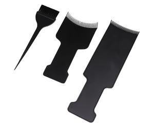 HEALLILY 3pcs Hair Dying Board Hair Coloring Comb Arc Abs Plastic Quick Dyeing for Professional Salon and Home Use
