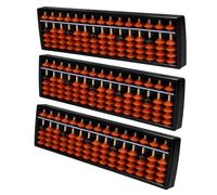 HEALLILY 3pcs Student Abacus Chinese Math Calculator Finger Counting Educational Learning Tool for Home and School Use