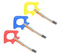 HEALLILY 3pcs Walking Rope for Elastic Walking Leash with Comfortable Grip and Webbing Material, Portable Safety Leash for Preschool Visiting Parks and Hikes Random Color