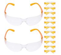 HEALLILY 48pcs Safety Goggles for Laboratory Tests and School Projects, Anti-fog Wide Vision Protective Eyewear Made of Sturdy PC Material and Elementary Students