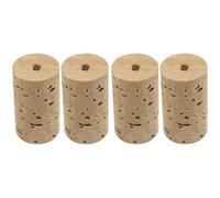 HEALLILY 4pcs Flute Corks Headjoint Plugs Natural Cork Replacement for Flute Repair and Use Easy to Install Extend The Life of Headjoint