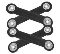 HEALLILY 4pcs Patio Furniture Hardware Outdoor Glider Bench Arm Brackets Corrosion-Resistant Rocking Chair Swing Bench Accessories with Hole Diameter for Garden Porch