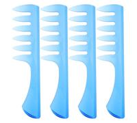 HEALLILY 4pcs Retro Pomade Styling Comb for Men's Hair Care Vintage Barber Shop Tool Wide Tooth Design for Wavy Hair and Volume Lift for Salon Use