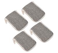 HEALLILY 4pcs Soap Saver Pouch with Hand Strap for Bath Shower Exfoliating Foaming Mesh Bag Portable Lightweight Bar Soap Holder for Handmade Cosmetic