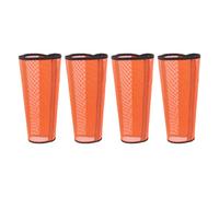 HEALLILY 4pcs Ventilated Pvc Mesh Leg Boots Horse Leg Protectors Fly Wraps for Horse Lightweight Breathable Mosquito Protection Easy to Wear and Remove for Barrel Racing and Daily Pasture