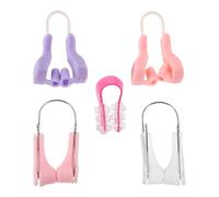 HEALLILY 5 Pcs Nose Shaper Clips Set for Women and Men Silicone Invisible Nose Corrector with Breathable Design Daily and Night Use Slimming Lifters for Comfortable Bridge Straightening