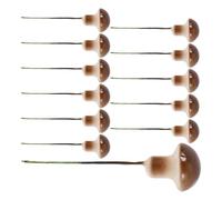 HEALLILY 50pcs Foam Mini Mushroom Figures Garden Party Decorations Versatile Easy to Use Realistic Tiny Mushroom Figurines for Succulent Displays and Planter Decorations