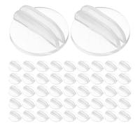 HEALLILY 50pcs Plastic Game Card Stands round Shape, Stable and Firm Non-slip Holders for Table Cards, Business Tags, and Board Games Accessories