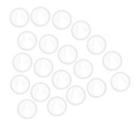 HEALLILY 50pcs Round Plastic Keyhole Hanger Brackets for Picture Frames and Art Photos, Securely Hold Frames with Unique Design, for Bathroom and DIY Projects