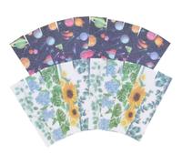 HEALLILY 50pcs Sensory Stickers with Rough Texture for Stress Relief and Improved Concentration, Portable Peva Calming Touch Strips Suitable for Boring Situations and School Use