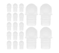 HEALLILY 50pcs White Refillable Roller Ball Inserts for 13mm Diameter Bottles with Smooth Rolling Ball and Secure Fit, for Essential Oil Bottles and Lip Oil Containers