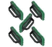 HEALLILY 5pcs Screen Printing Scrub Pad with Handle for Ink Removal, Green Pp and Scouring Pad Material, Effective Cleaning Tool for Mesh Screen and Sinks, for Reclaiming in Printing Shops