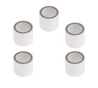 HEALLILY 5pcs Silk Nail Protector Wrap for Nail Repair and Manicure Accessories, White Silk Material with Self-adhesive Feature, for Home DIY and Professional Manicure Use