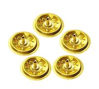 HEALLILY 5pcs Wick Oil Lamp Holders 4cm Metal Kerosene Lamp Replacement Wicks for Retro Oil Home Décor