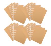 HEALLILY 600pcs Writable Kraft Paper Labels 5x2.5cm 7.6x2.5cm Self-Adhesive Printable Sticker Sheets for Essential Oil Bottles, Food Storage Jars, Decoration, Multi-use Pantry Labels